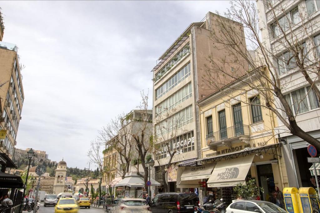 דירות אתונה Sunny Luxury Loft,Stunning Acropolis View, Jacuzzi מראה חיצוני תמונה